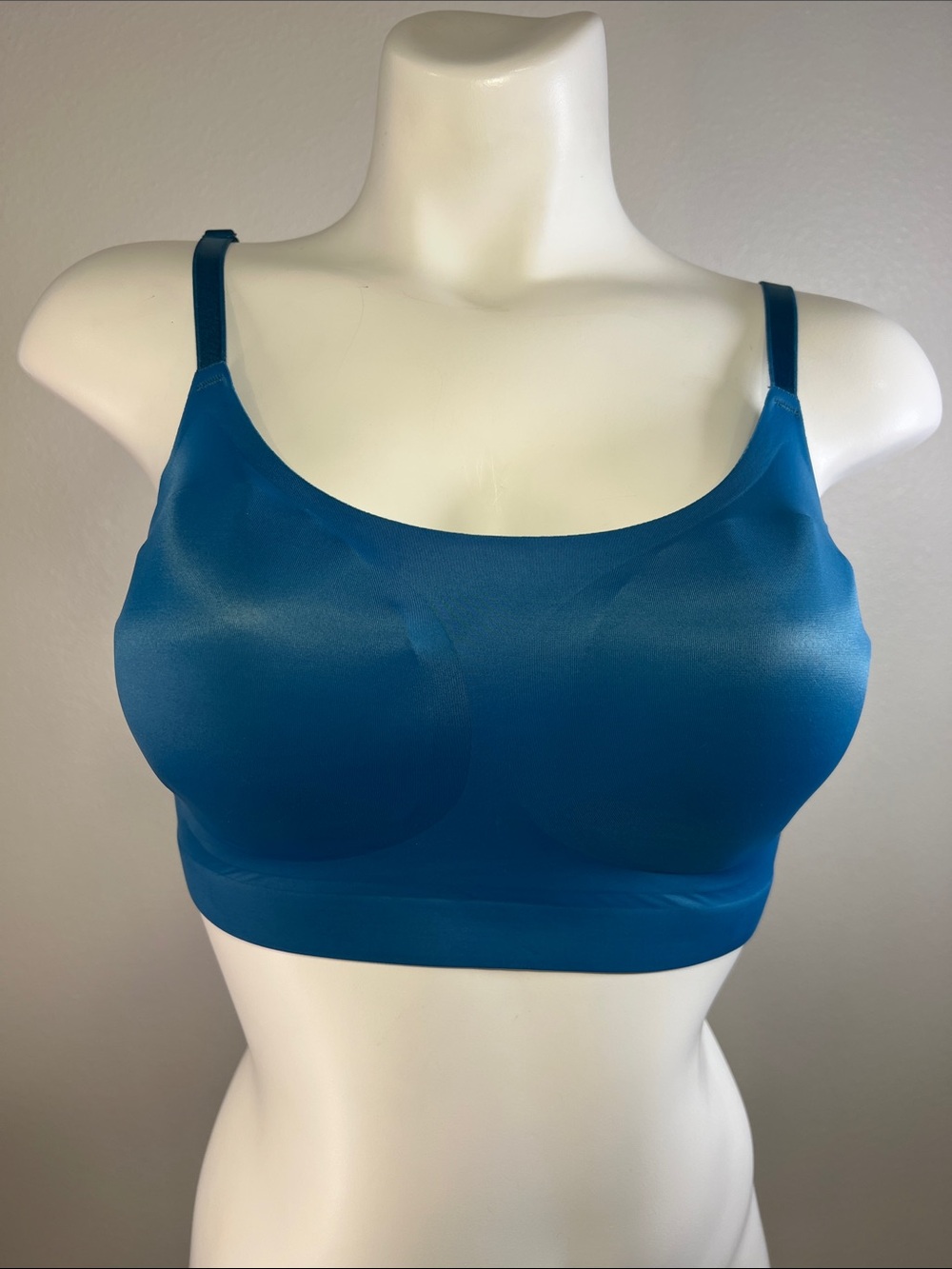 Soma Teal Blue Seamless Enbliss Adjustable Bralette MEDIUM